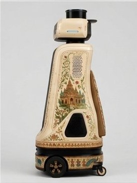 Yantrax side view with folk-art detailing